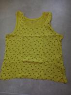 Geel topje met veren print maat L C&A, Geel, Maat 42/44 (L), Ophalen of Verzenden, Zo goed als nieuw