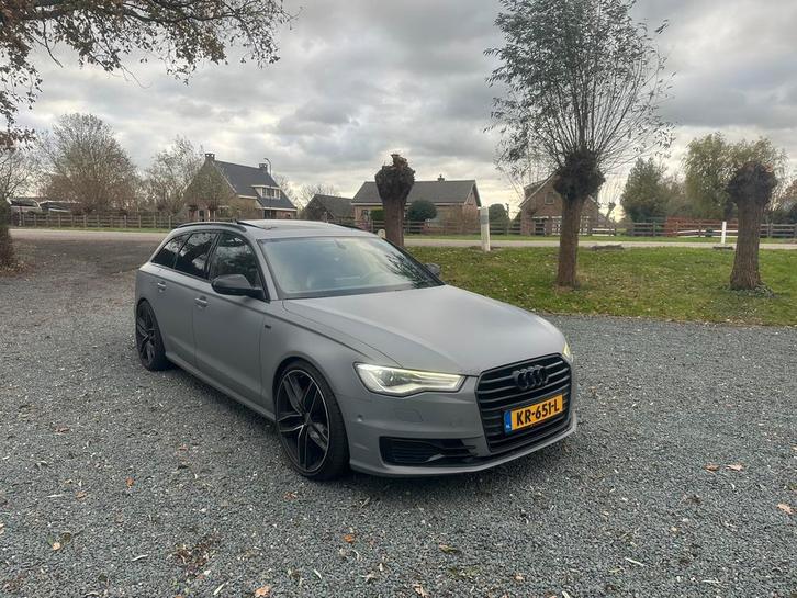 Audi A6 3.0 TDI Quat S-tr 272pk 2015 3X S-LINE PANO FULL, Auto's, Audi, Particulier, A6, Diesel, C, Stationwagon, Automaat, Geïmporteerd