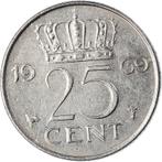 Nederlandse Munt - Juliana - 25 Cent 1969, Ophalen of Verzenden, Koningin Juliana, 25 cent, Losse munt