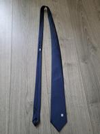 EMILIO LANZETTI blauwe stropdas met patroon ~ HH1806, Kleding | Heren, Stropdassen, Blauw, Ophalen of Verzenden, Zo goed als nieuw