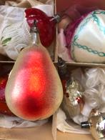 Oude antieke kerstbal kerstversiering peer, Ophalen of Verzenden, Gebruikt