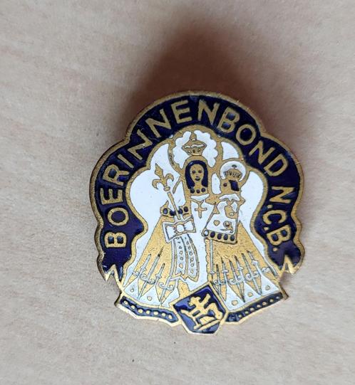 CNB emaille Christelijke Vrouwenbond broche, Verzamelen, Speldjes, Pins en Buttons, Gebruikt, Speldje of Pin, Overige onderwerpen