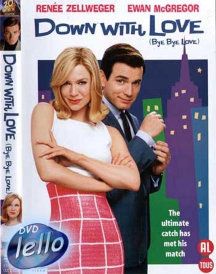 Down With Love (2003 Renée Zellweger, Ewan McGregor) SLD NL, Cd's en Dvd's, Dvd's | Komedie, Nieuw in verpakking, Romantische komedie