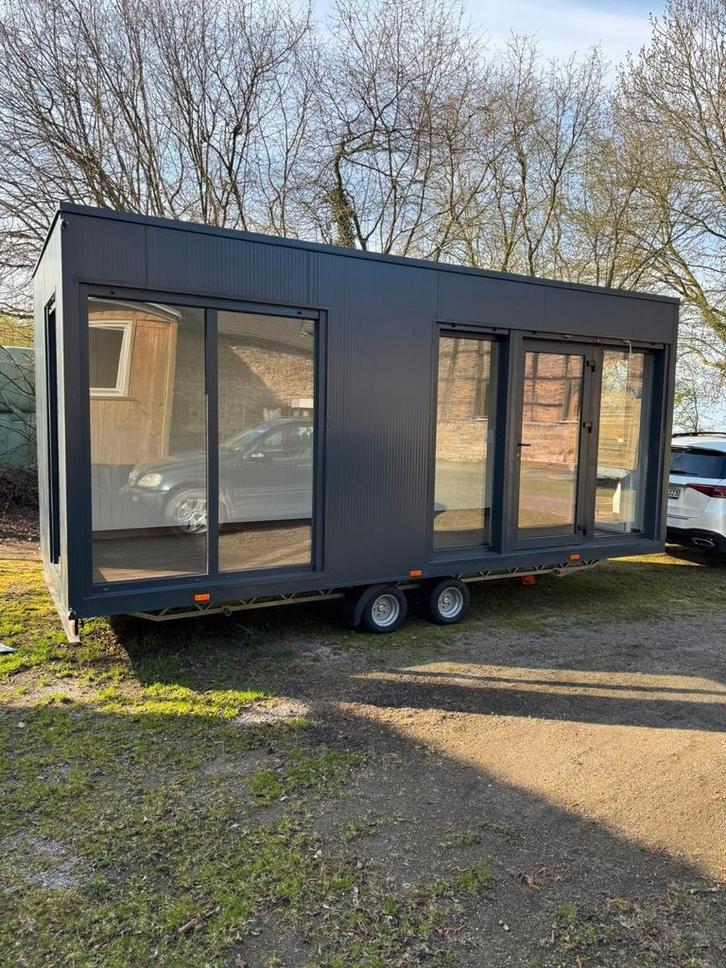 Mobiele kantoorunit, Doe-het-zelf en Verbouw, Bouwketen en Schaftketen, Nieuw, Ophalen