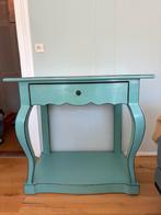 barokstijl COMMODE / SIDE TABLE | turquoise, Huis en Inrichting, Tafels | Sidetables, Gebruikt, 100 tot 150 cm, Ophalen of Verzenden