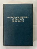 Grunneger Riemkes en Spreukjes - K. Ter Laan, dialect, Boeken, Ophalen of Verzenden, Gelezen