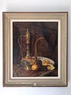 Prachtig Oosters Stilleven Schilderij Antiek, Antiek en Kunst, Kunst | Schilderijen | Klassiek, Ophalen of Verzenden