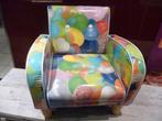 AFGEPRIJSD: Nieuw kinder fauteuil stoel met ballon opdruk., Hout, Minder dan 75 cm, Nieuw, Ophalen of Verzenden