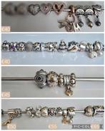 Schitterende luxe Pandora bedels, zilver oa met goud, Ophalen of Verzenden, Zo goed als nieuw, Zilver, Pandora