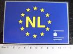 sticker nederland NL europa eu spaarbank logo, Verzamelen, Verzenden, Zo goed als nieuw, Bedrijf of Vereniging