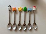 Blond Amsterdam Kerst Theelepels Set, Ophalen of Verzenden, Zo goed als nieuw, Rvs of Chroom, Los bestek