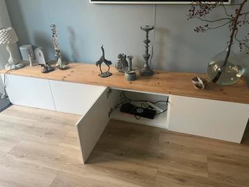 Dressoir / tv meubel / BESTA kast IKEA met plank - afbeelding 2