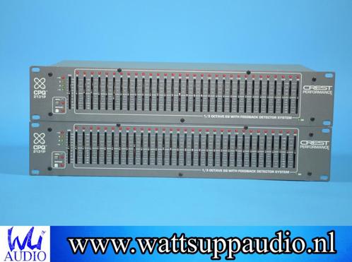 Crest CPQ2131P 1/3 Octave EQ With feedback Detector system, Audio, Tv en Foto, Versterkers en Receivers, Gebruikt, Stereo, 60 tot 120 watt