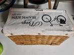 Rieten fietsmand Basil, Ophalen, Zo goed als nieuw