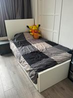 Ikea bed incl lattenbodem, Huis en Inrichting, Slaapkamer | Bedden, Eenpersoons, Wit, Zo goed als nieuw, Hout