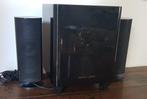 Harman Kardon subwoofer met 2 speakers, Subwoofer, Zo goed als nieuw, 120 watt of meer, Ophalen