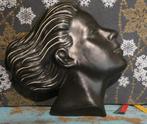 Vintage KROON 321  l'Ancora wandkopje vrouw wapperende haren, Verzamelen, Ophalen of Verzenden, Huis en Inrichting