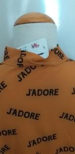 Blouse Strik Oker Geel Opschrift Jádore 38 40 Nieuw ( Jool ), Verzenden, Zo goed als nieuw, Maat 38/40 (M), Geel