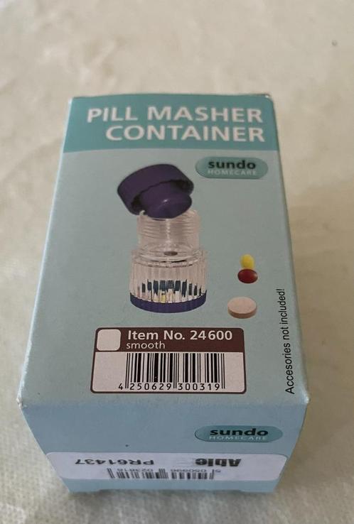 Pillenvergruizer met opbergbox, Diversen, Verpleegmiddelen, Nieuw, Ophalen of Verzenden