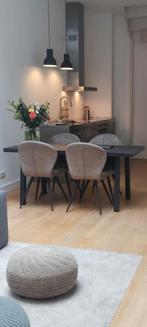 Donker bruine eettafel, Huis en Inrichting, Tafels | Eettafels, Ophalen, 50 tot 100 cm, Zo goed als nieuw, 150 tot 200 cm