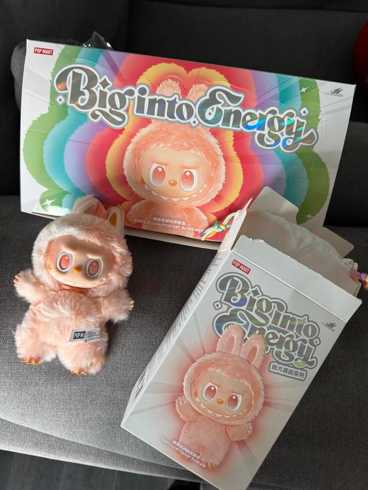 Labubu originel Plush Happiness - Pop Mart, Kinderen en Baby's, Speelgoed | Knuffels en Pluche, Nieuw, Overige typen, Ophalen of Verzenden