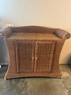 Mooi rotan dressoir van Jan de Bouvrie, Ophalen, Zo goed als nieuw, 25 tot 50 cm