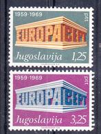 Joegoslavie 1969 pf mi 1361 - 1362 europa cept, Verzenden, Joegoslavië, Postfris