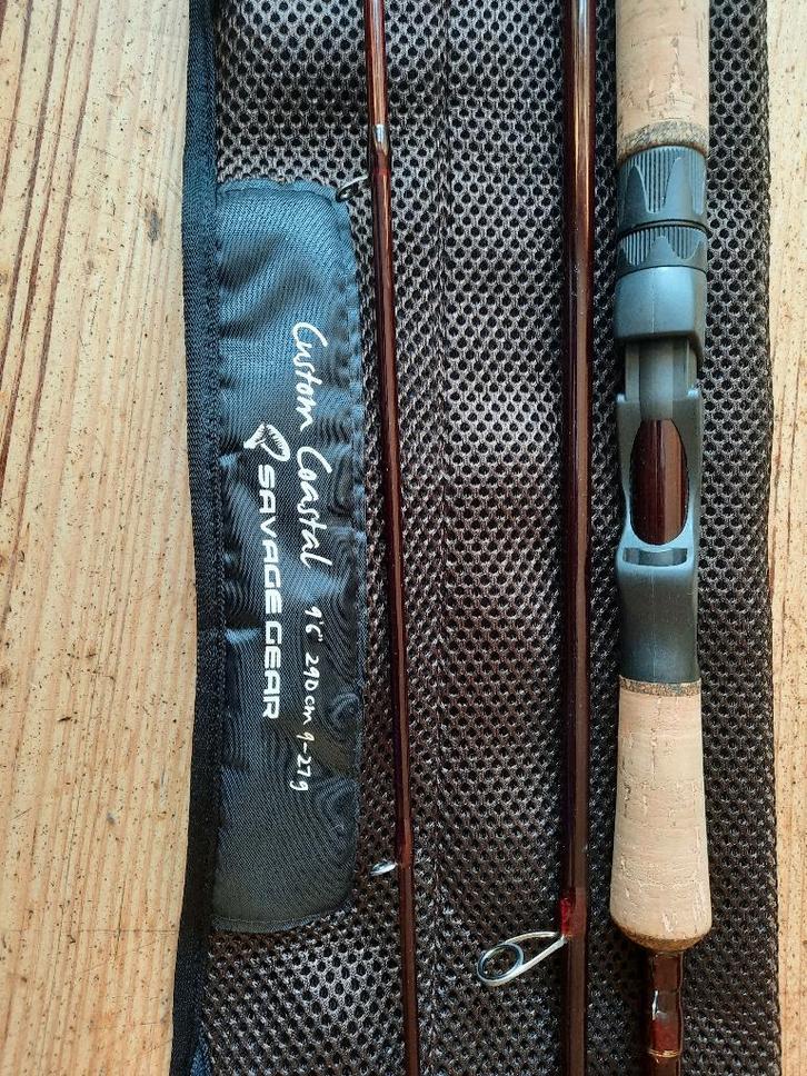 Savage Gear Custom Coastal 9-27 gram. Nieuw!, Watersport en Boten, Hengelsport | Roofvissen, Nieuw, Werphengel, Ophalen