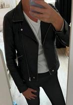 Zara leren biker jack jas zwart m, Kleding | Dames, Maat 38/40 (M), Ophalen of Verzenden, Gedragen, Zara