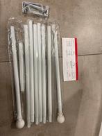 Witte gordijnrails - diverse maten, Huis en Inrichting, Wit, 150 tot 200 cm, Nieuw, Ophalen of Verzenden