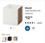 NIEUW Ikea KALLAX
Inzet met deur 33x33 cm
3x wit, 5x zwart, Minder dan 50 cm, Nieuw, Ophalen of Verzenden, Ikea KALLAX