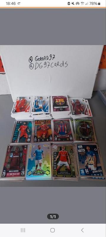 UITVERKOOP VOETBALKAARTEN EN SETS beschikbaar voor biedingen