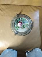 Messing patryspoort spigel, Antiek en Kunst, Ophalen of Verzenden, Rond, Minder dan 50 cm, Minder dan 100 cm