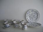 Barrats blauw gebloemd servies, Huis en Inrichting, Keuken | Servies, Ophalen of Verzenden, Zo goed als nieuw, Bord(en), Overige stijlen