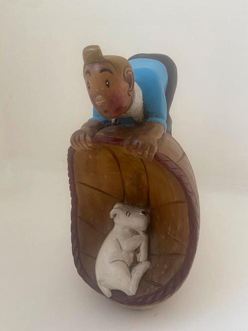 Kuifje beeld | kuifje en bobbie | collector’s item, Verzamelen, Beelden en Beeldjes, Gebruikt, Overige typen, Ophalen of Verzenden