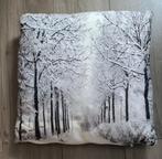 Iets apart mooie kussen van een besneeuwde bomen verlichting, Ophalen of Verzenden, Gebruikt