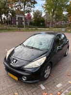 Peugeot 207 1.4 VTI 16V 5DRS 2007 Zwart, Auto's, Voorwielaandrijving, Parkeersensor, 1153 kg, Zwart