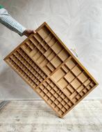 Vintage houten letterbak, Ophalen, -, -, Zo goed als nieuw