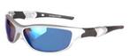 Fietsbril zonnebril sportbril bikerbril bikerglasses blauw, Ophalen of Verzenden, Nieuw, Overige typen