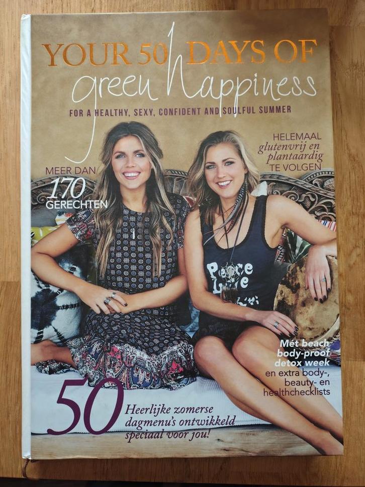 Your 50 Days of Green Happiness - Kookboek, Boeken, Gezondheid, Dieet en Voeding, Zo goed als nieuw, Ophalen of Verzenden