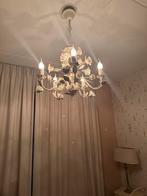 Romantische Kroonluchter met Bloemmotieven, Huis en Inrichting, Lampen | Kroonluchters, Ophalen, Gebruikt, Metaal
