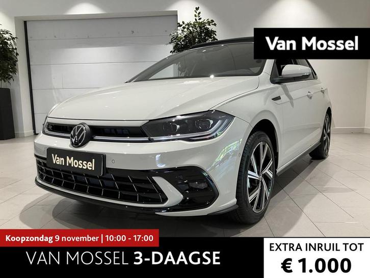 Volkswagen Polo 1.0 TSI R-Line Edition 95 PK Automaat | Pano, Auto's, Volkswagen, Bedrijf, Te koop, Polo, ABS, Achteruitrijcamera