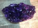 Amethist cluster (20) 2,5 kg, 21x13x7 cm diep paars, Ophalen of Verzenden, Mineraal