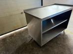 Gesloten RVS Werktafel, Ophalen, Gebruikt, RVS Meubilair