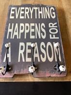 Leuke Wandkapstok met Tekst, Wandkapstok, Gebruikt, Ophalen of Verzenden, Minder dan 100 cm