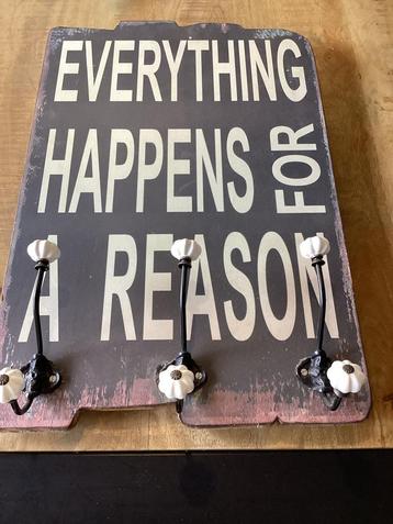 Leuke Wandkapstok met Tekst beschikbaar voor biedingen