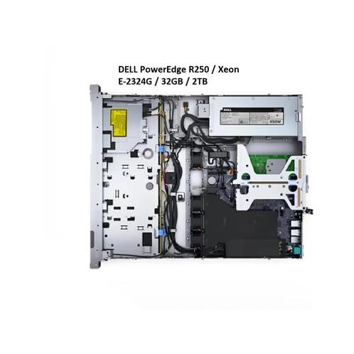 Nieuw DELL PowerEdge R250 / Xeon E-2324G / 32GB / 2TB, Computers en Software, Servers, Nieuw, 2 tot 3 Ghz, 1 TB of meer, Ophalen of Verzenden