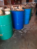Vuurton, olieton, stookton, 200 liter, oliedrum,, Ophalen of Verzenden, Gebruikt, Vuurton