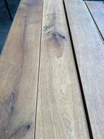 Eiken vloer 46 m2 massieve vloerdelen 14,5 cm breed, Ophalen, Gebruikt, 50 tot 150 cm, Onbekend