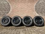 15 Inch winterset 195/65/15 steek 5x100, Auto-onderdelen, Banden en Velgen, Ophalen, 15 inch, Velg(en), Winterbanden